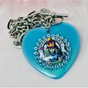 Tarina Tarantino Queen Alice Blue Heart Necklace